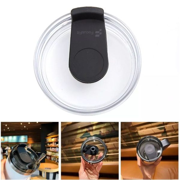 FocusFit® Leakproof Lid & Stopper Set for Quencher Tumbler Mug - Image 5