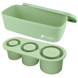FocusFit® Silicone Ice Cube Tray Mold & Container for Tumbler Quencher Cup