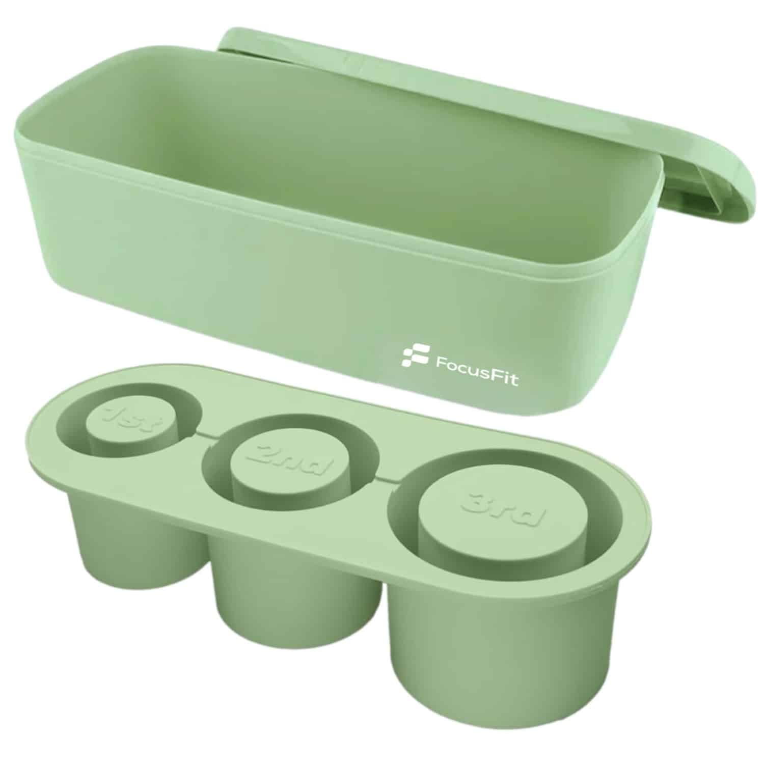 FocusFit® Silicone Ice Cube Tray Mold & Container for Tumbler Quencher Cup