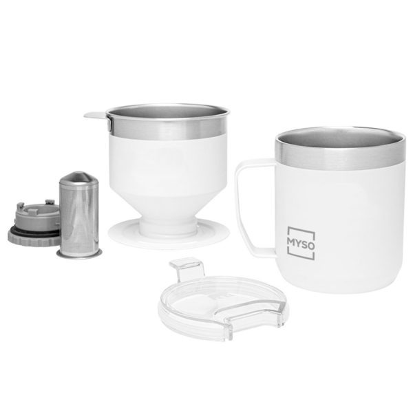 Myso® Stainless Steel Pour Over Coffee Maker Set - Image 3