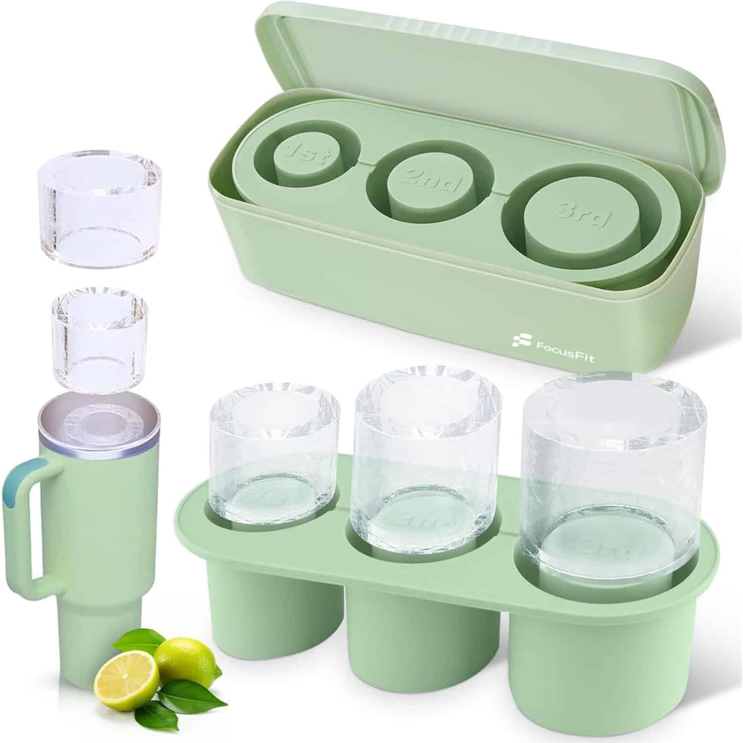 FocusFit® Silicone Ice Cube Tray Mold for Tumbler Quencher Cup - Image 6
