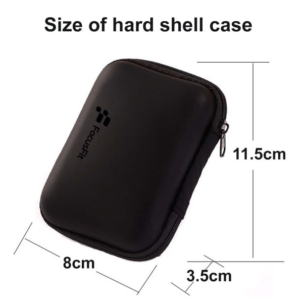 FocusFit® Compact Hardshell Earphone & Cable Storage Case - Image 4
