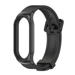 FocusFit® Metal Watch Case Plus Silicone Strap for Mi Band 7