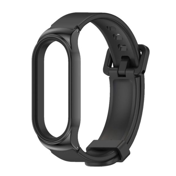 FocusFit® Metal Watch Case Plus Silicone Strap for Mi Band 7