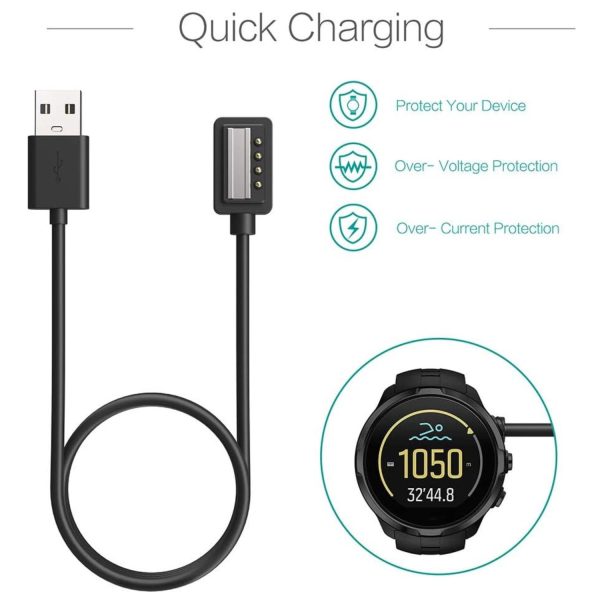 FocusFit® Magnetic USB Charger for Suunto 9 & Spartan Sport - Image 3