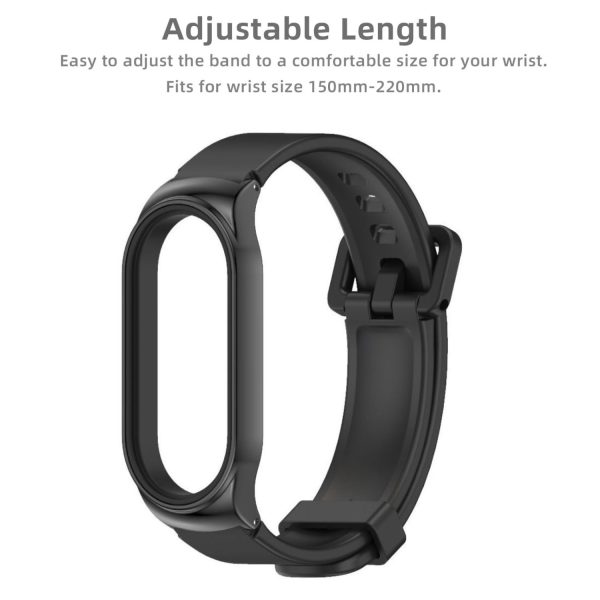 FocusFit® Silicone Strap & Metal Watch Case for Xiaomi Mi Band 7 - Image 2