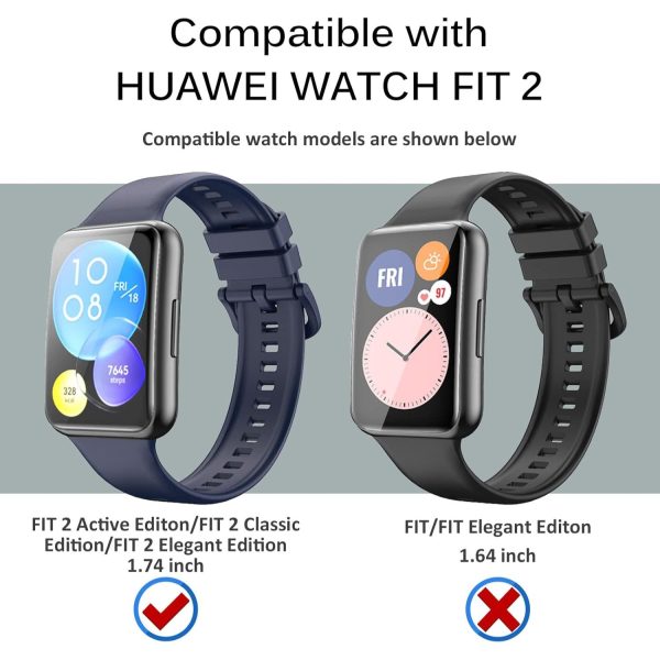 FocusFit® Silicone Watch Strap for Huawei Watch Fit 2 - Image 6