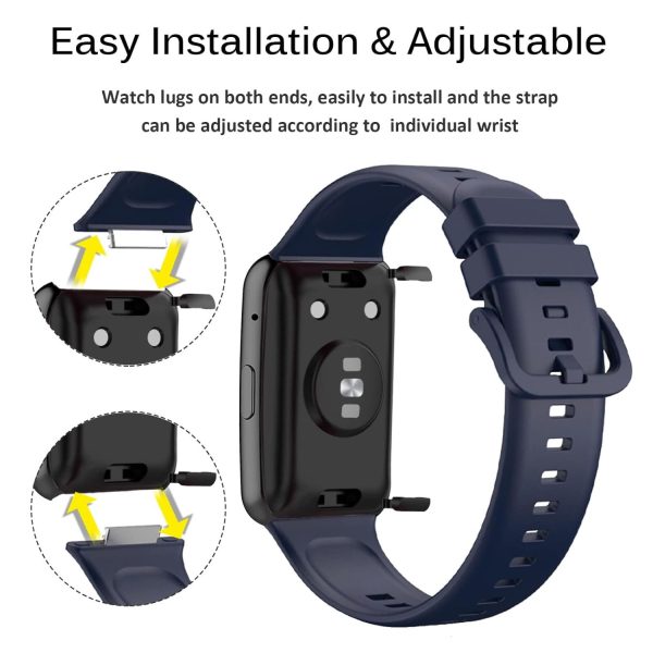 FocusFit® Silicone Watch Strap for Huawei Watch Fit 2 - Image 2