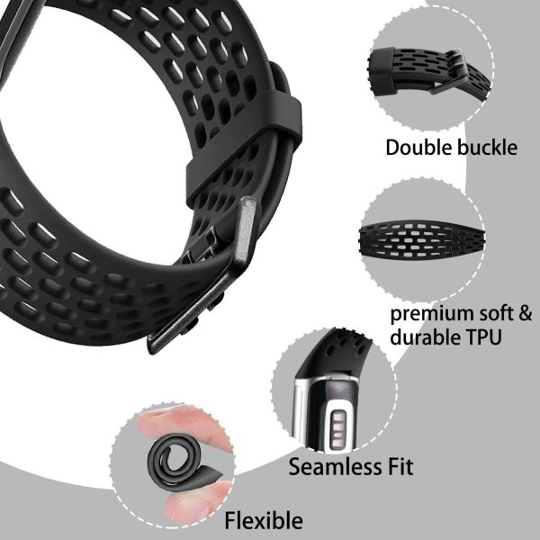 FocusFit® Breathable Silicone Watch strap for Huawei Band 8/9/10 - Image 5