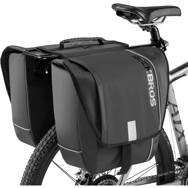 ROCKBROS® Waterproof Rear Rack Pannier Bag for Bicycles - Image 2