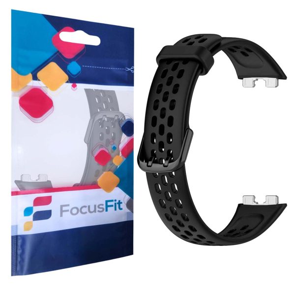 FocusFit® Breathable Silicone Watch strap for Huawei Band 8/9/10 - Image 6