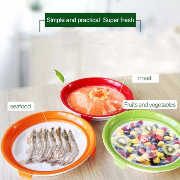 MyKitchen® Round Plastic Vacuum Food Storage Containers - Image 4