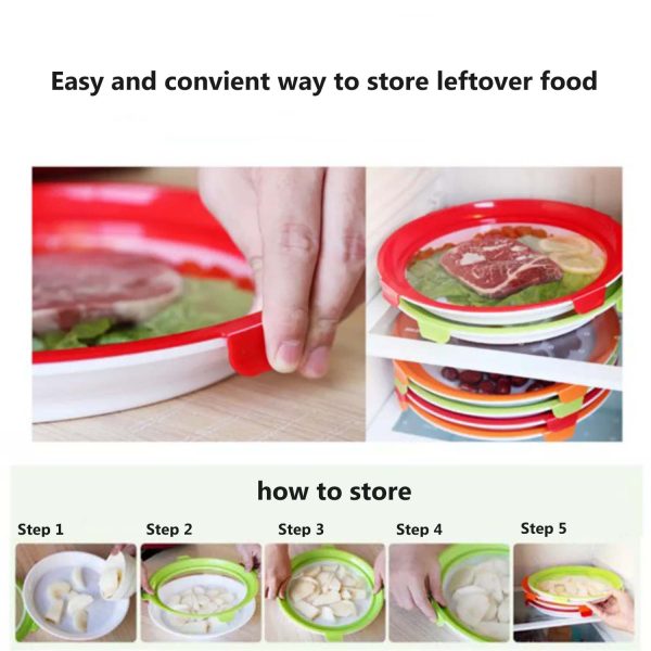 MyKitchen® Round Plastic Vacuum Food Storage Containers - Image 6