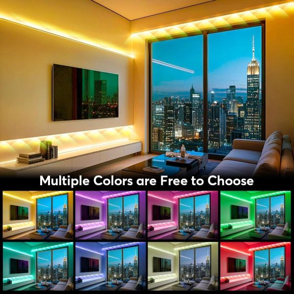 Smart RGB LED Strip Light with App, Remote & Timer Modes - Image 6