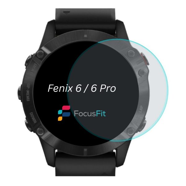 FocusFit® Tempered Glass Screen Protector for for Garmin Fenix 6/6 Pro/6 Sapphire