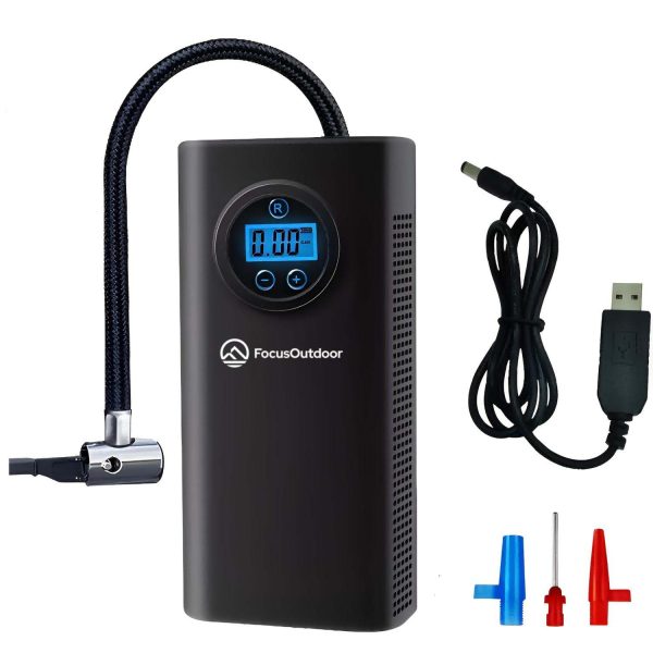 FocusOutdoor® Digital Portable Air Pump with LCD Display - Image 8