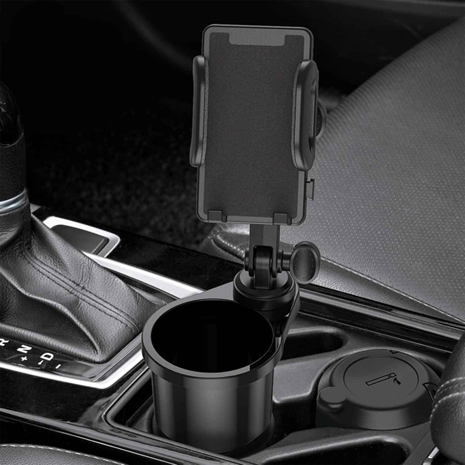 FocusOutdoor® Car Cup Holder Expander with 360° Phone Mount - Image 7