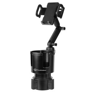 FocusOutdoor® Car Cup Holder Expander with 360° Phone Mount