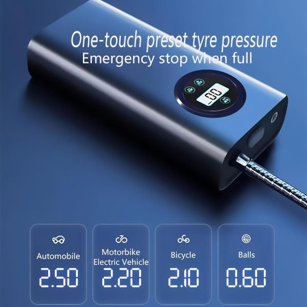 FocusOutdoor® Digital Portable Air Pump with LCD Display - Image 5