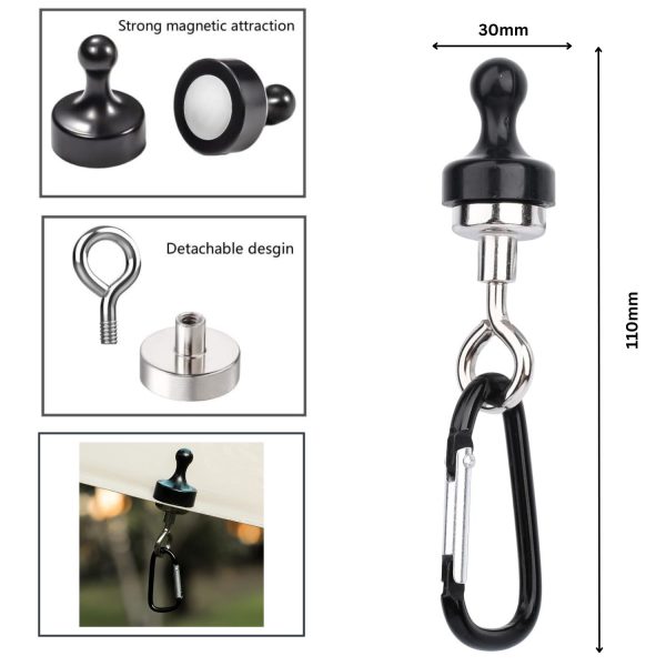FocusOutdoor® Magnetic Camping Hook Hangers - Image 15