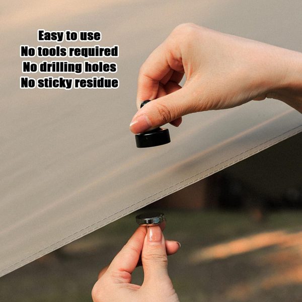 FocusOutdoor® Magnetic Camping Hook Hangers - Image 4