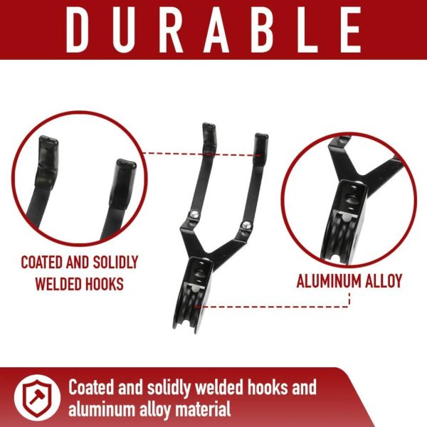 FocusOutdoor® Ceiling Hoist Bike Lift Pulley System - Image 6