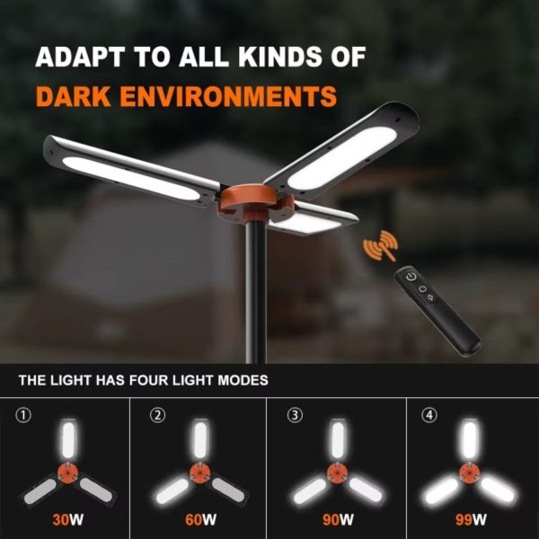 Conpex® Telescopic 9500LM Tripod LED Outdoor Light - Image 7