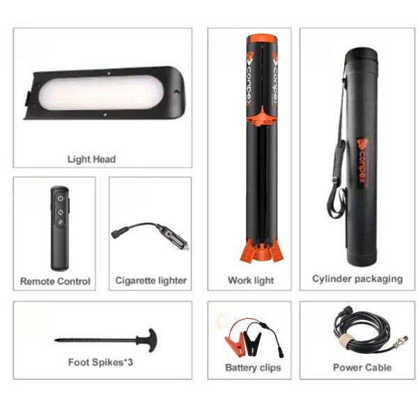 Conpex® Telescopic 9500LM Tripod LED Outdoor Light - Image 9