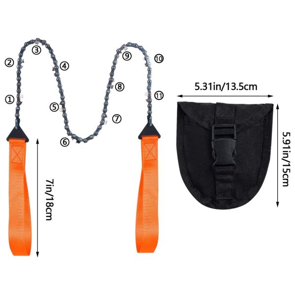 FocusOutdoor® Bi-Directional Pocket Chainsaw - Image 7
