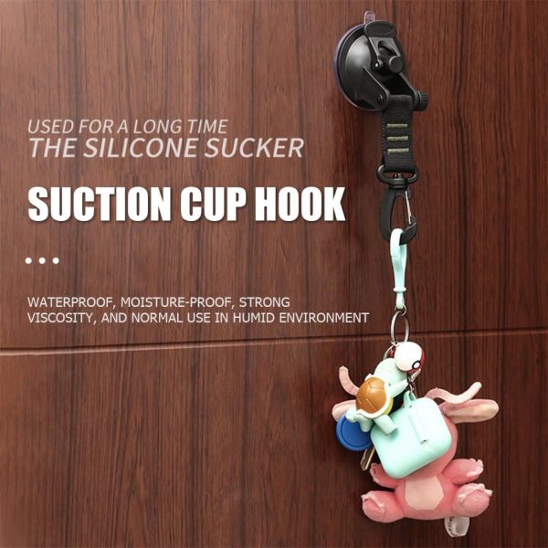 FocusOutdoor® Heavy-Duty Suction Cup Hook with Clamp - Image 5