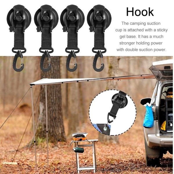 FocusOutdoor® Heavy-Duty Suction Cup Hook with Clamp - Image 6