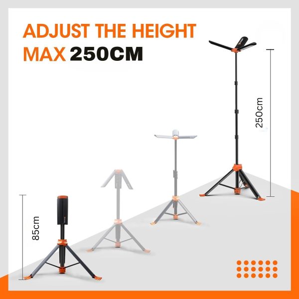 Conpex® Telescopic 9500LM Tripod LED Outdoor Light - Image 8
