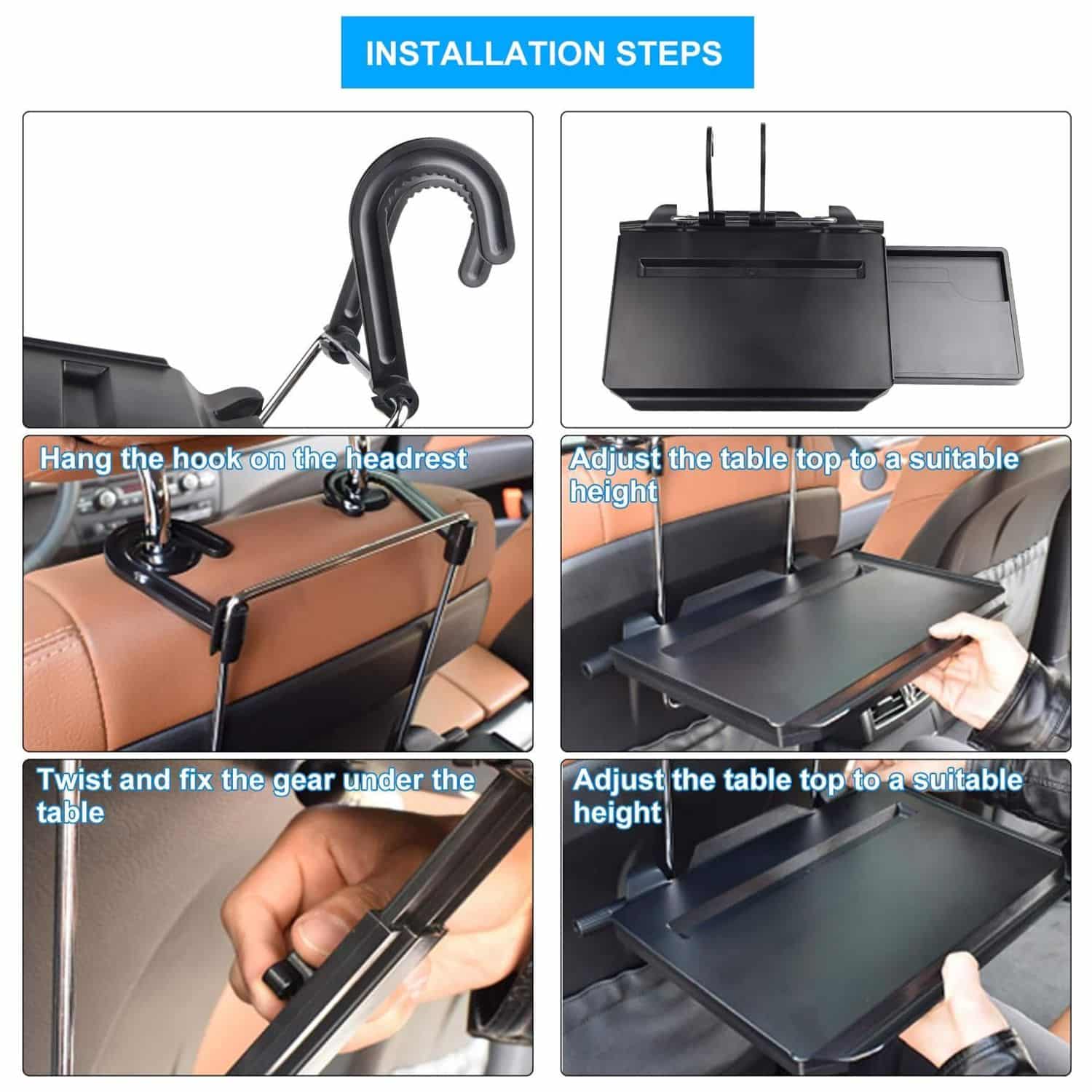 FocusOutdoor® Folding Car Steering Wheel Tray - Image 9