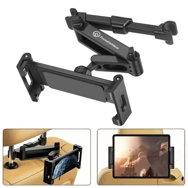 FocusOutdoor® 360° Car Headrest Tablet or Phone Holder Mount - Image 2