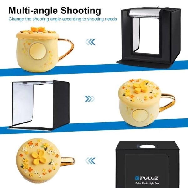 PULUZ® Photo Studio Light Box with LED Lighting 40cm - Image 5
