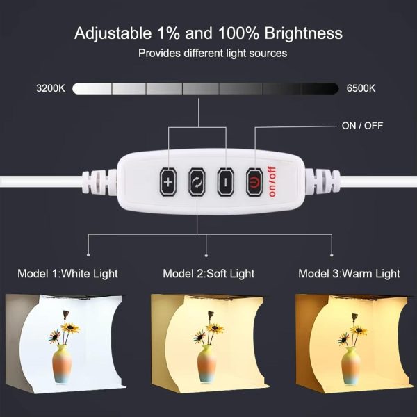 PULUZ® 30cm Foldable LED Photo Studio Light Box - Image 7