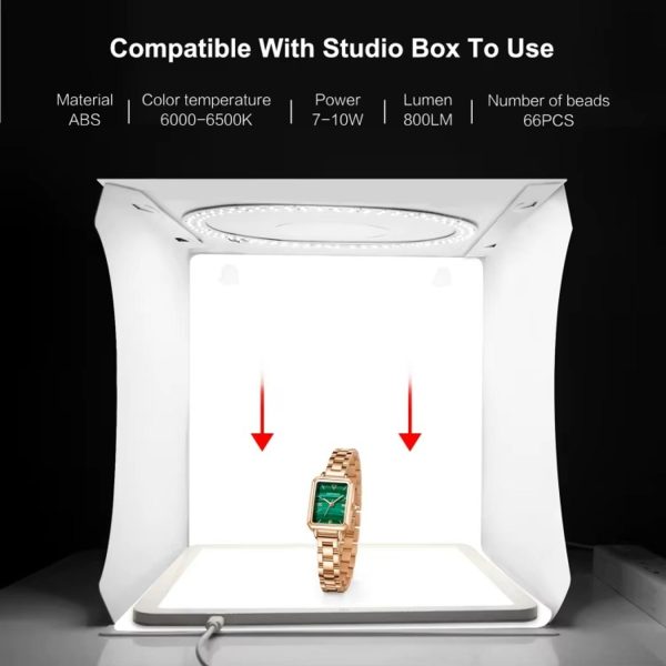 PULUZ® 30cm Foldable LED Photo Studio Light Box - Image 8