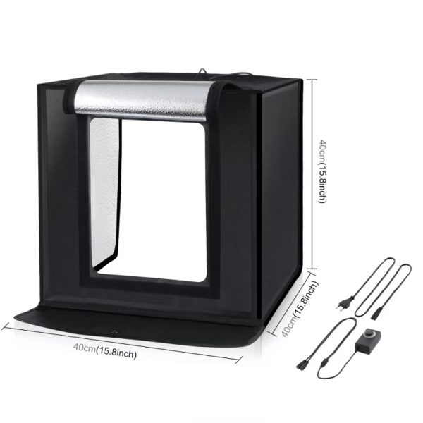 PULUZ® Photo Studio Light Box with LED Lighting 40cm - Image 9