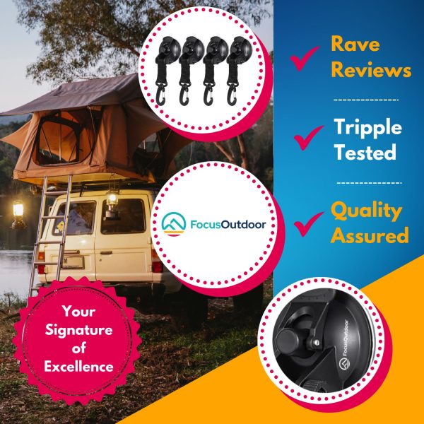 FocusOutdoor® Heavy-Duty Suction Cup Hook with Clamp - Image 4