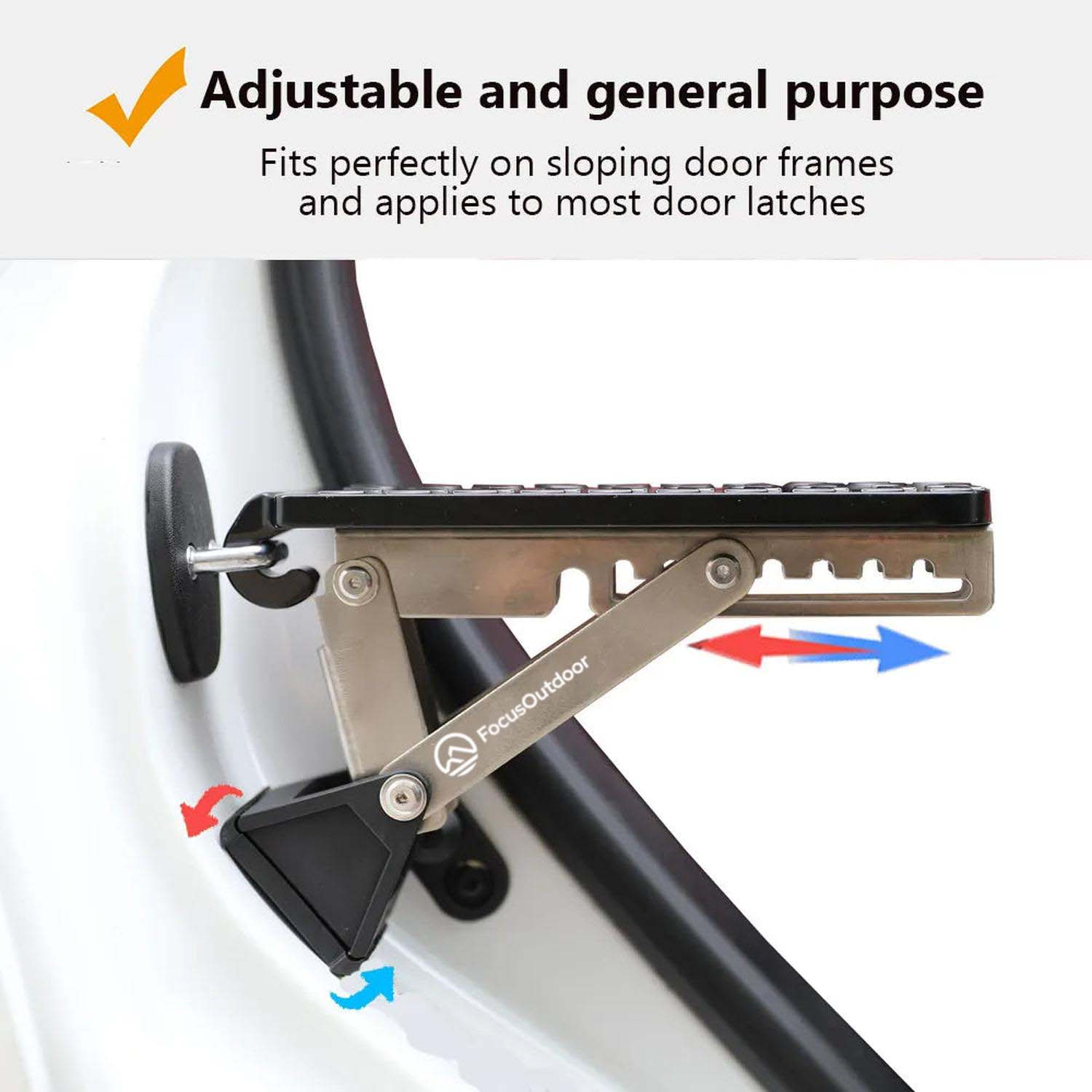 FocusOutdoor® Universal Adjustable Car Door Step Foot Stand - Image 5