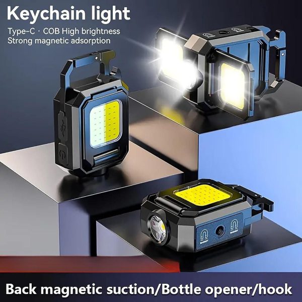 FocusOutdoor® Rechargeable Magnetic COB Flashlight - Image 3