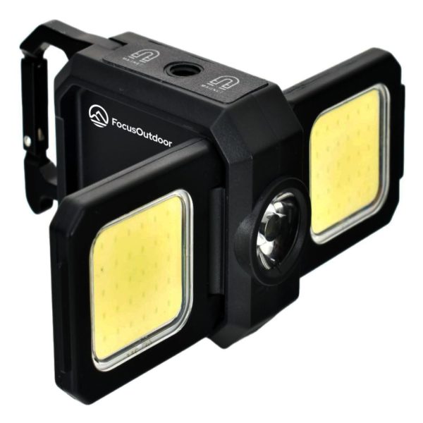 FocusOutdoor® Rechargeable Magnetic COB Flashlight – 800LM
