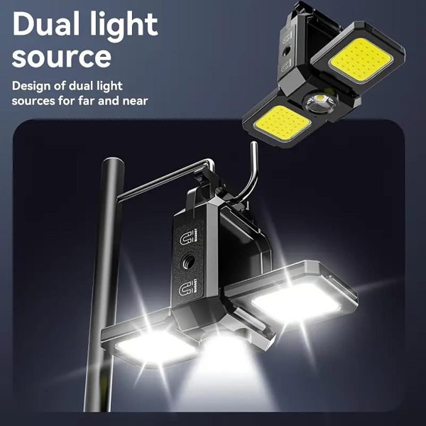 FocusOutdoor® Rechargeable Magnetic COB Flashlight - Image 2