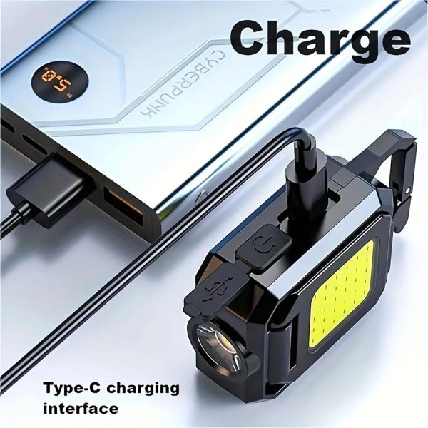 FocusOutdoor® Rechargeable Magnetic COB Flashlight - Image 8