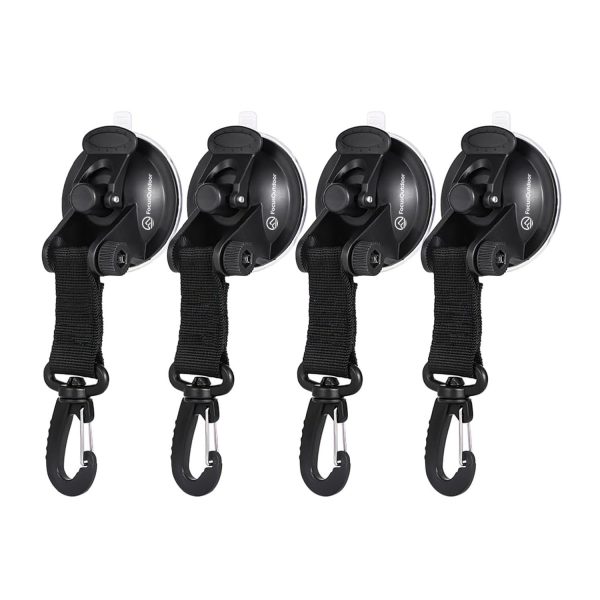FocusOutdoor® Heavy-Duty Suction Cups Hook with Clamp