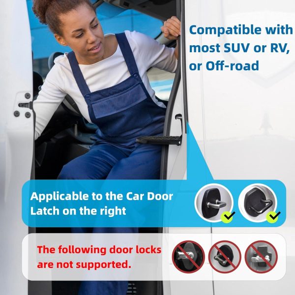 FocusOutdoor® Universal Folding Car Door Step - Image 6