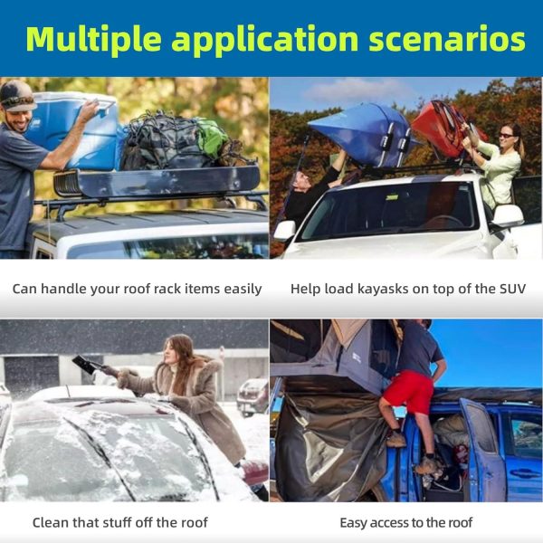 FocusOutdoor® Universal Folding Car Door Step - Image 2