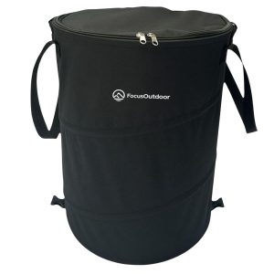 FocusOutdoor® Pop-Up Folding Garbage Bin with Lid