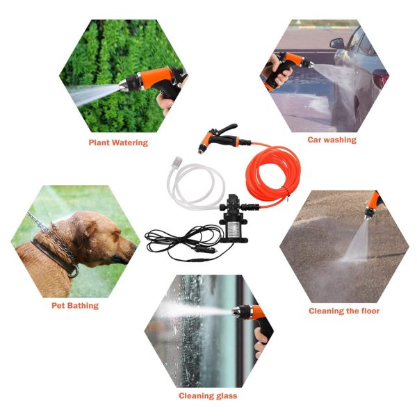 FocusOutdoor® 12V Electric High Pressure Portable Jet Washer - Image 4