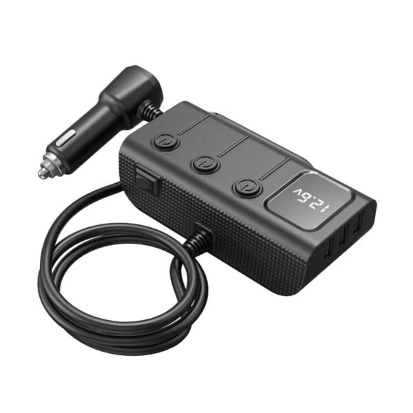 FocusOutdoor® 8-in-1 120W Car Charger Splitter Adapter - Image 2